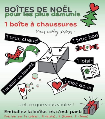 Les boîtes de Noël fraternelles